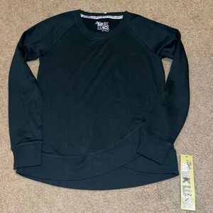 Muk Luks black long sleeve shirt, XS, BRAND NEW